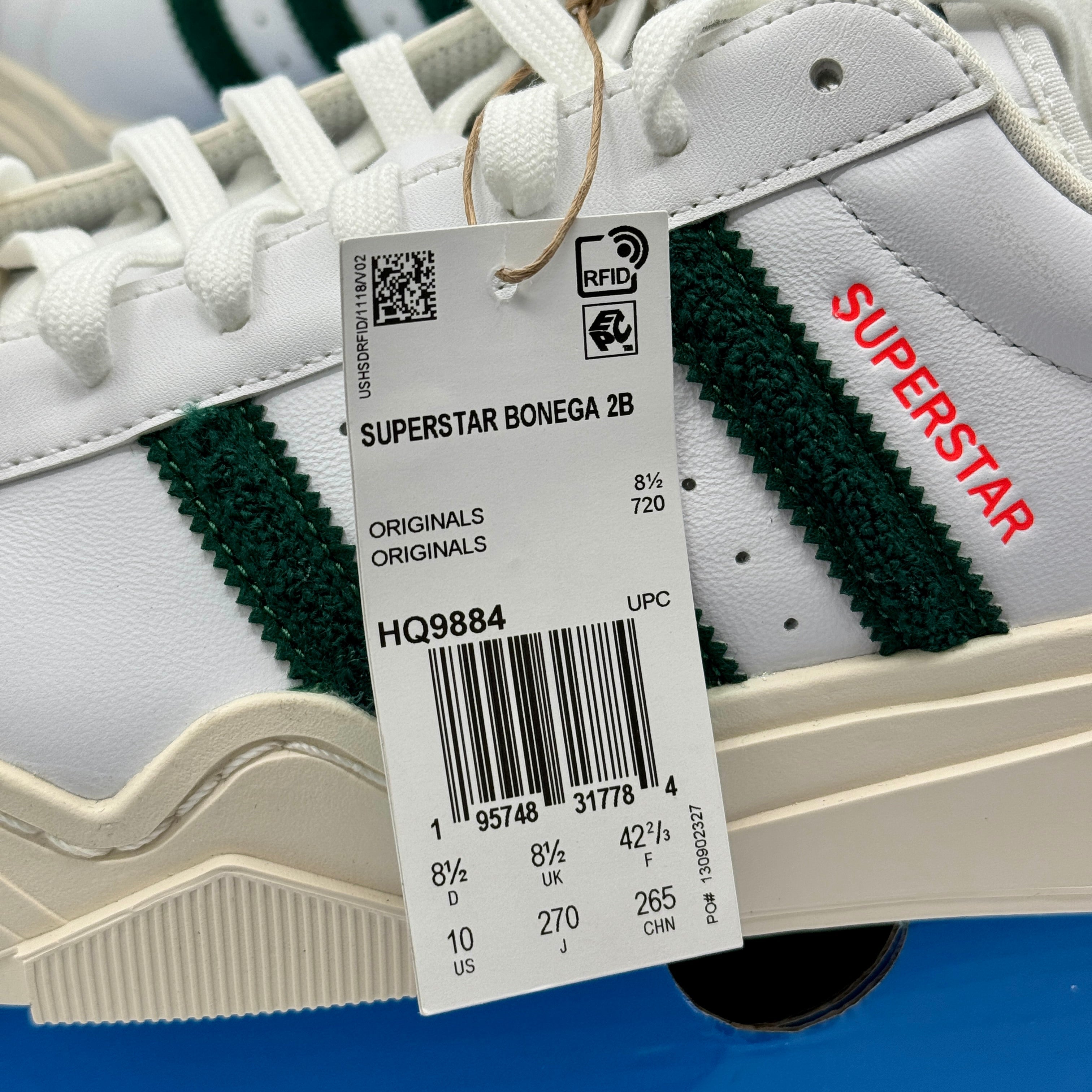 Adidas Stan Smith Bonega Platform Women’s Sneaker 2B sherpa heel white green