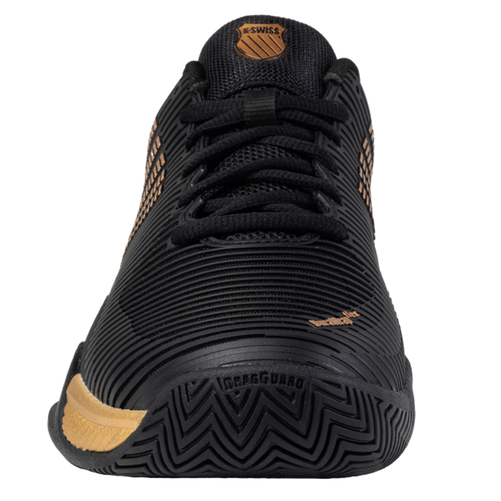K-Swiss/Master Athletics Men's Hypercourt Express 2 Tennis Shoe (Black/Gold)