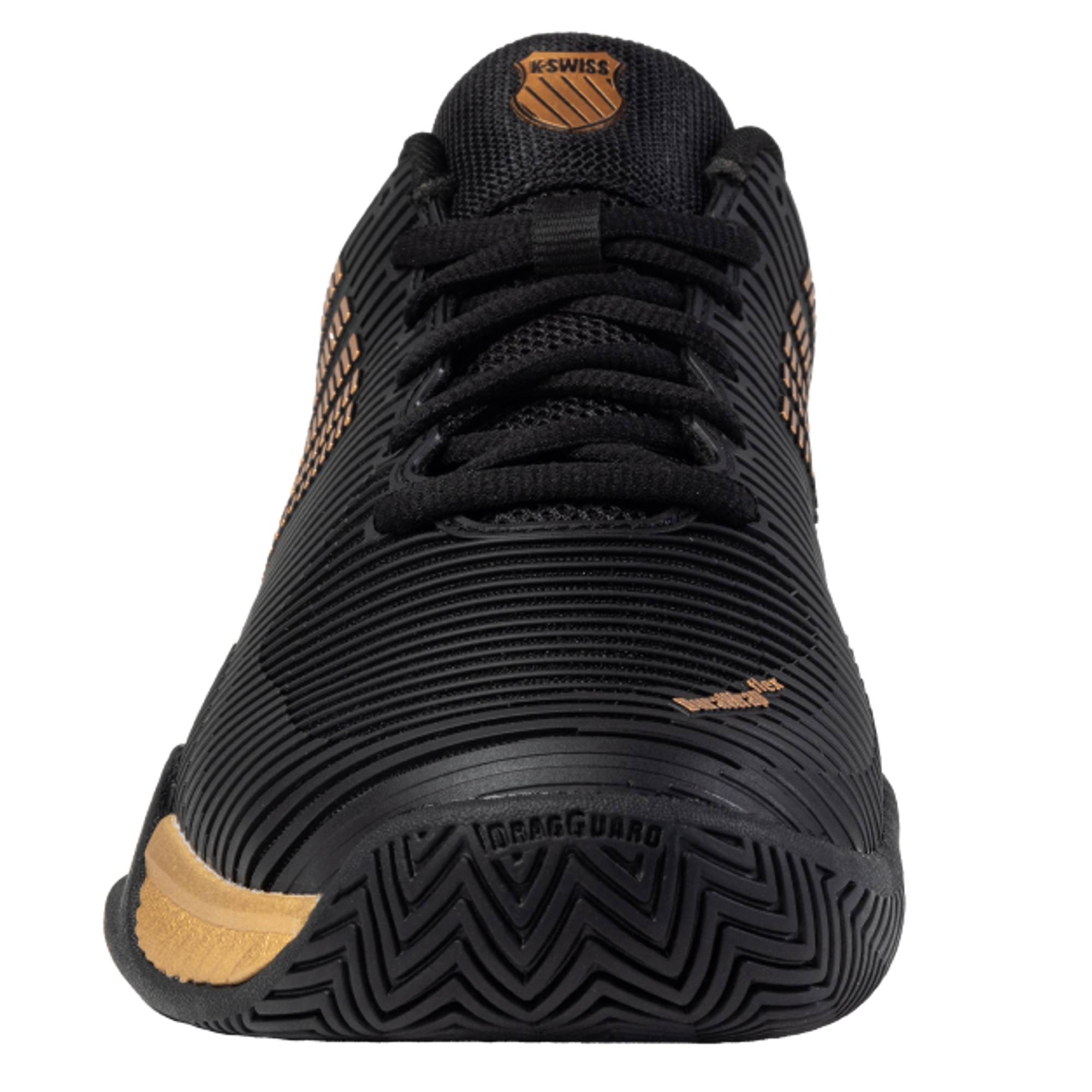 K-Swiss/Master Athletics Men's Hypercourt Express 2 Tennis Shoe (Black/Gold)
