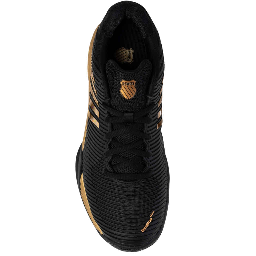K-Swiss/Master Athletics Men's Hypercourt Express 2 Tennis Shoe (Black/Gold)