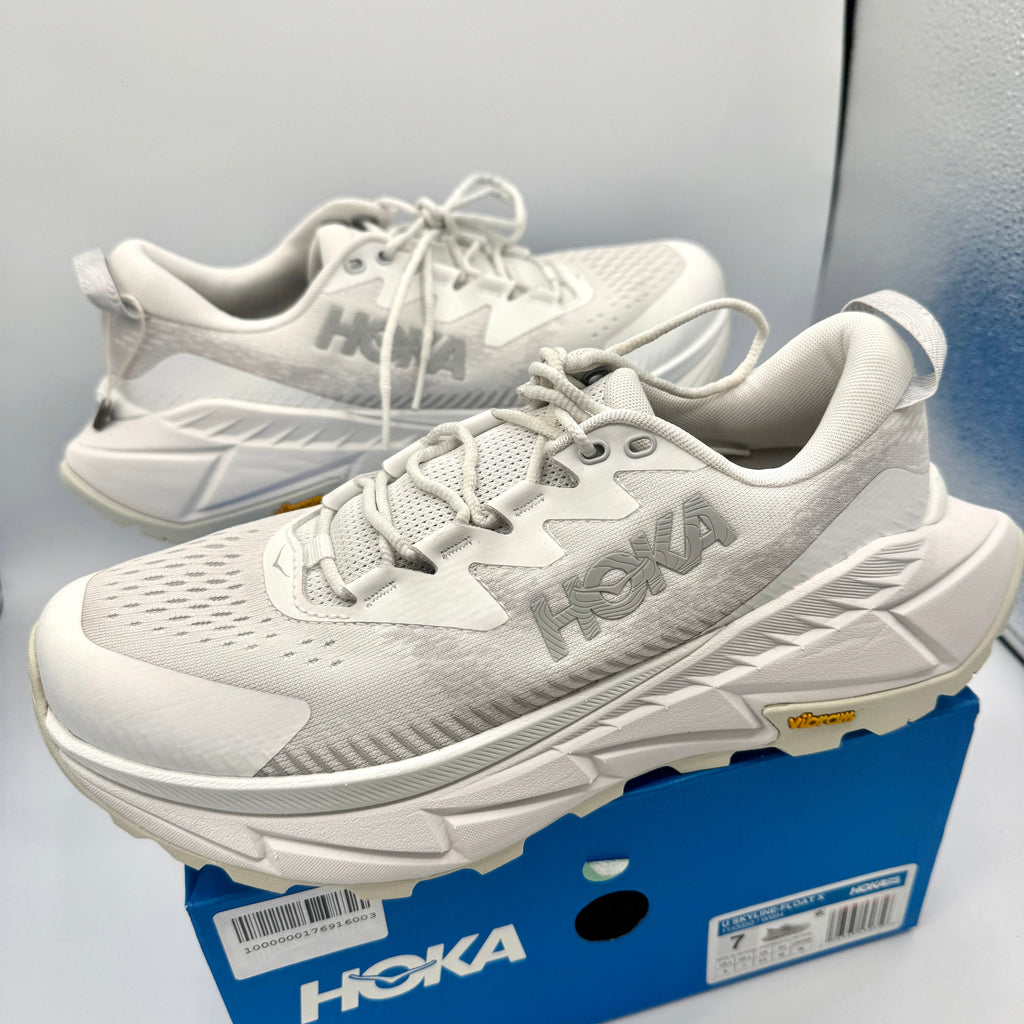 Hoka Skyline Float X U Unisex White Trail Running Shoes