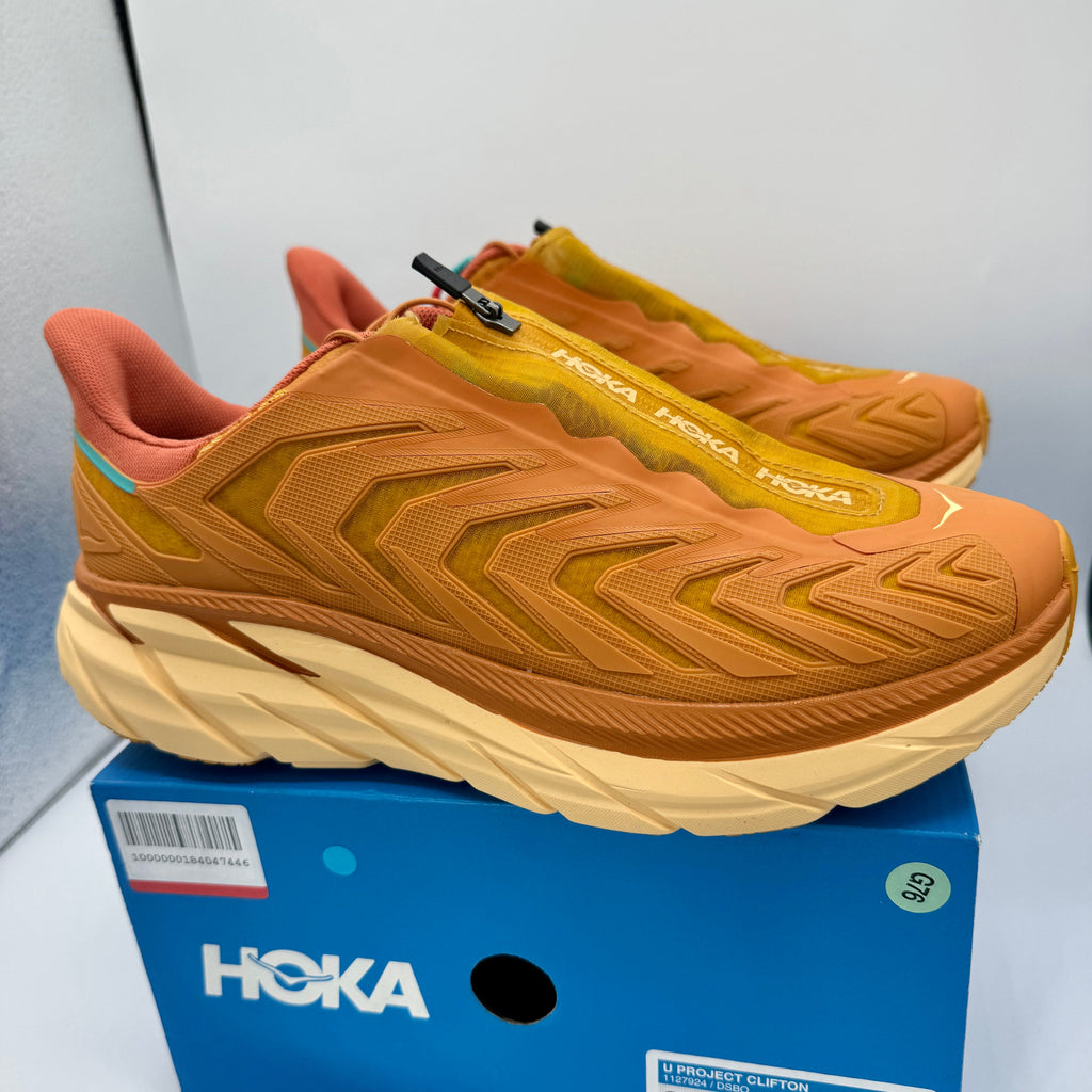 Hoka Project Clifton Unisex Shoes - Orange Desert Sun Burnt Ochre DSBO