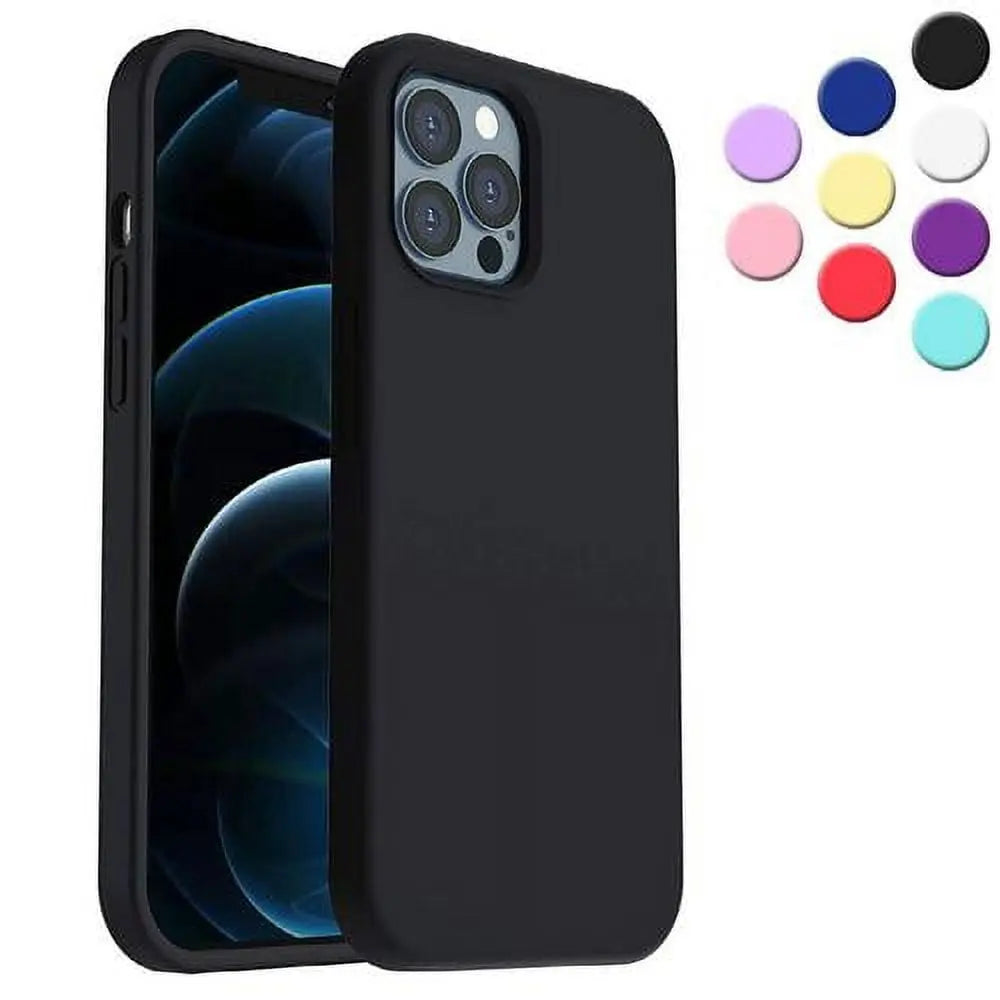 Entronix Case Compatible with iPhone 12 Pro Max - Soft-Touch Liquid Silicone