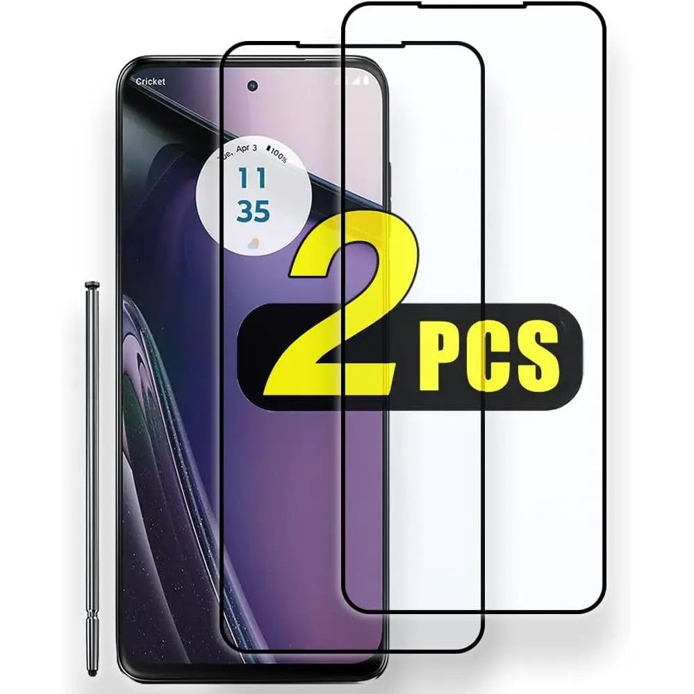 Entronix Clear Screen Protector Compatible with Moto G Play 2023 - 2-Piece Combo