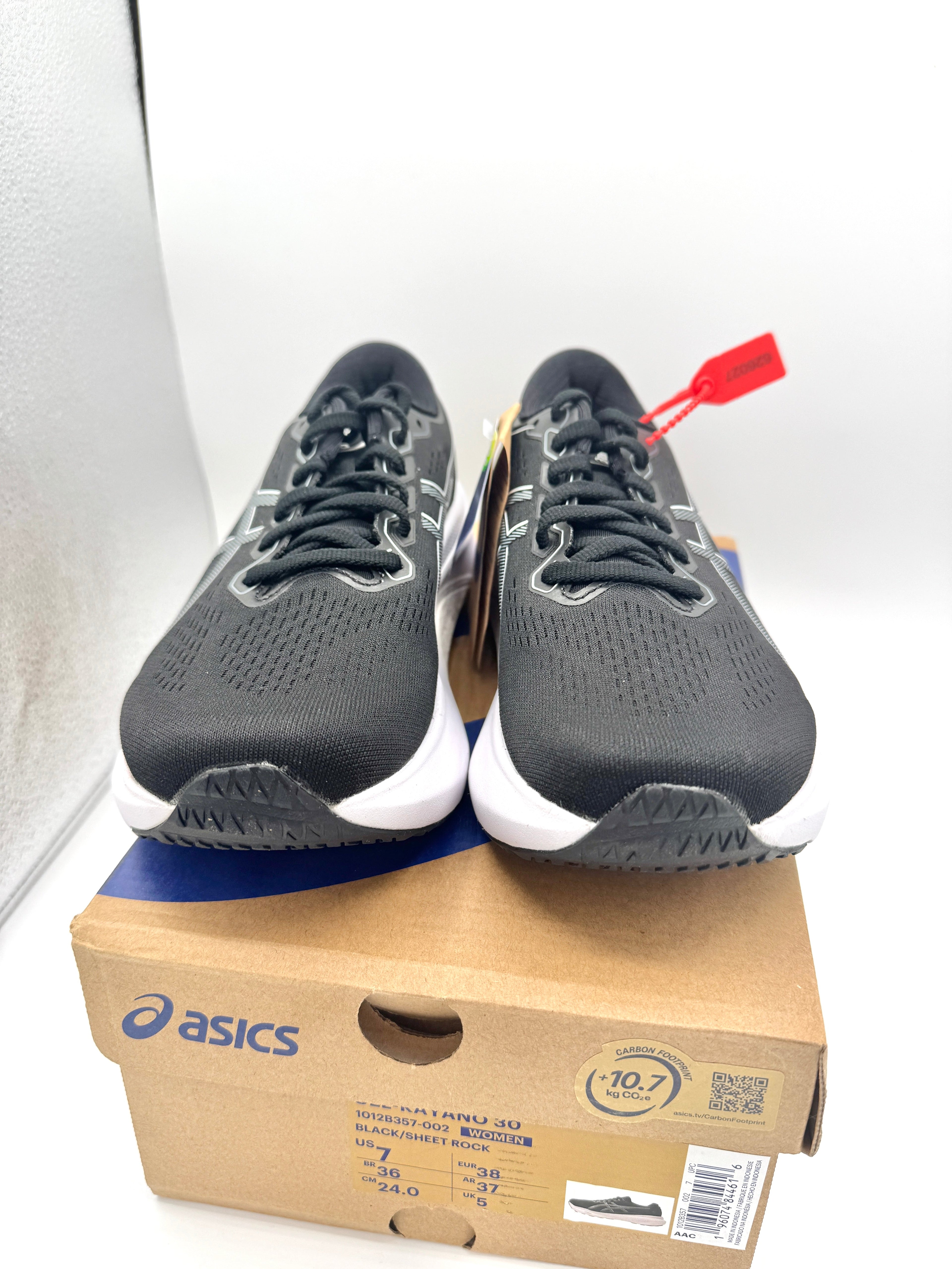 Asics Women’s Gel Kayano 30 - Black Sheet Rock , Regular Width