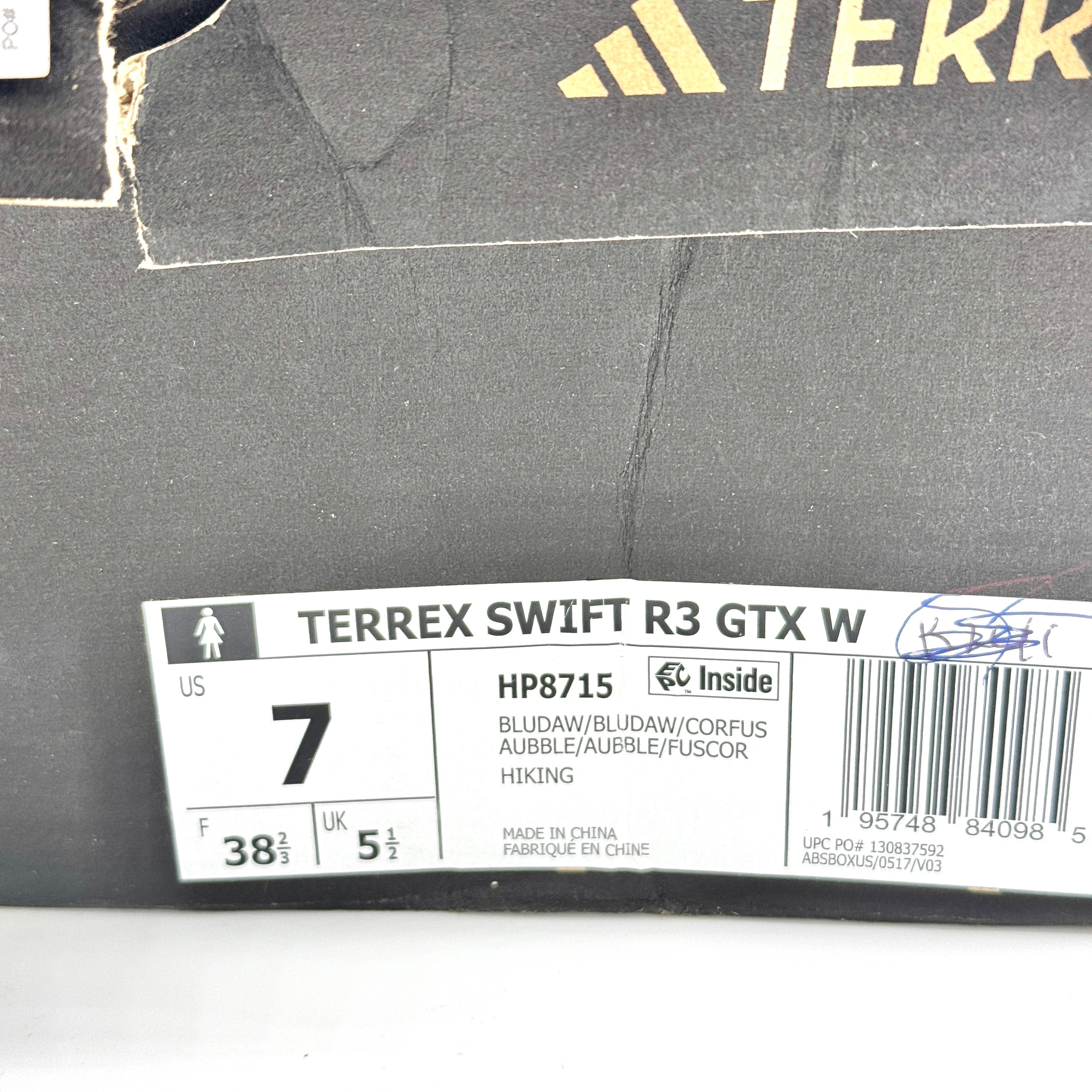 Adidas Terrex Swift R3 GTX Goretex Women’s - Blue Periwnkle Hiking Shoes