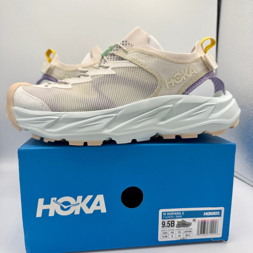 Hoka Hopara 2 Women’s Hybrid Hiking Sandal in Alabaster / Snow