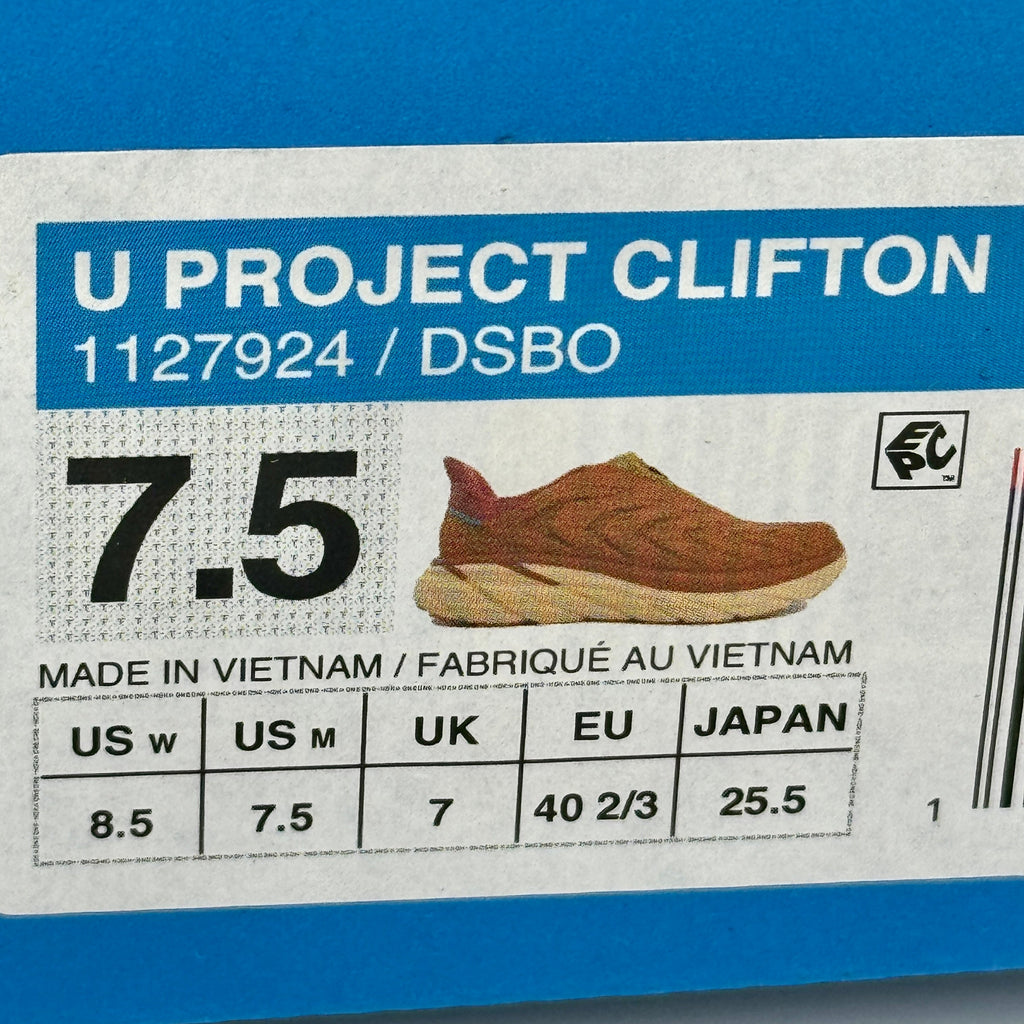 Hoka Project Clifton Unisex Shoes - Orange Desert Sun Burnt Ochre DSBO