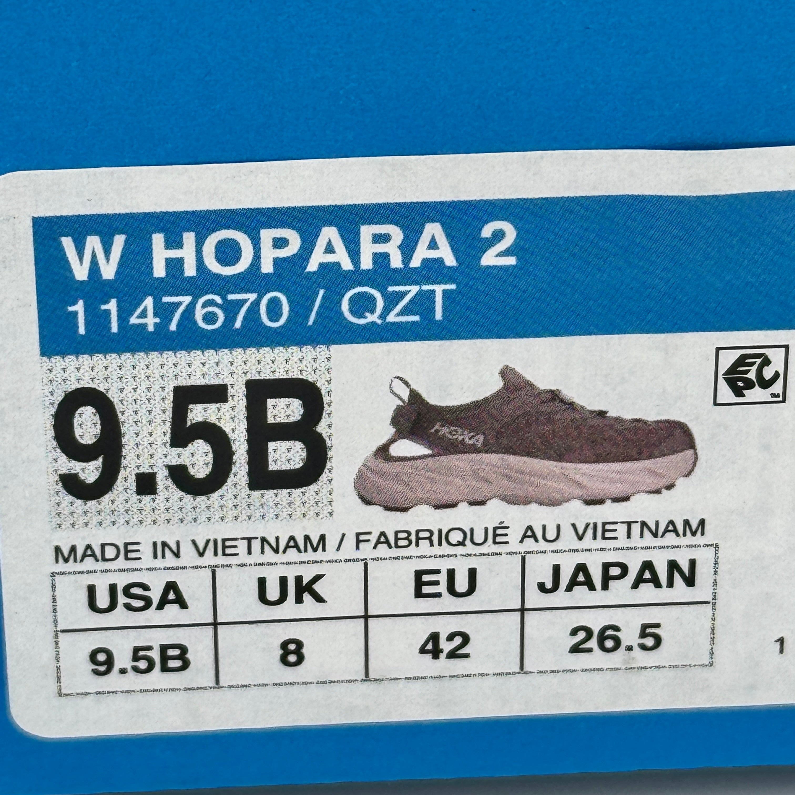 Hoka Hopara 2 Women’s Hiking Shoes in Quartzite / Cosmic Pearl