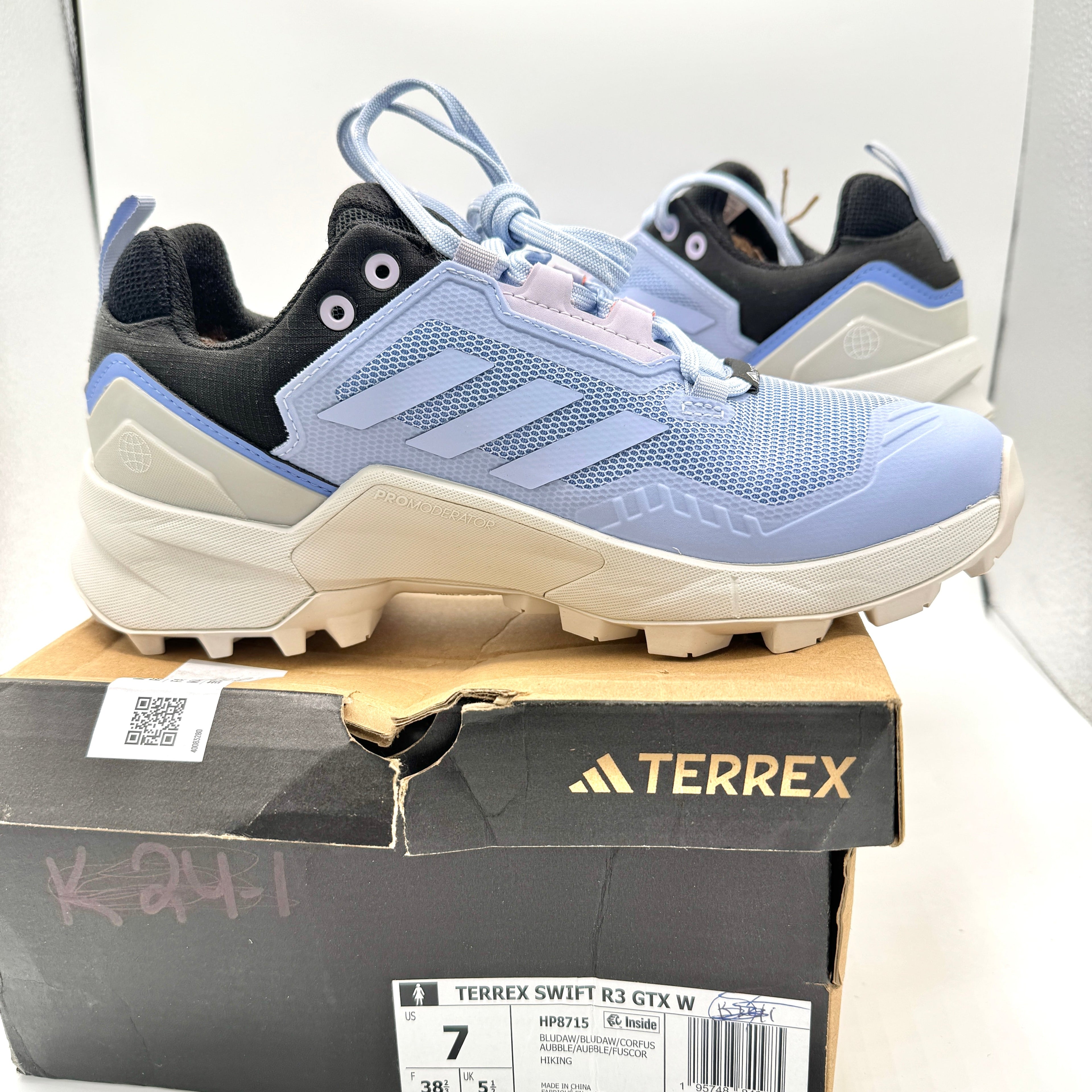 Adidas Terrex Swift R3 GTX Goretex Women’s - Blue Periwnkle Hiking Shoes