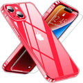 Entronix Bundle Compatible with iPhone 14 Plus - [Hard Back] Clear Case & 1 Clear Screen Protector