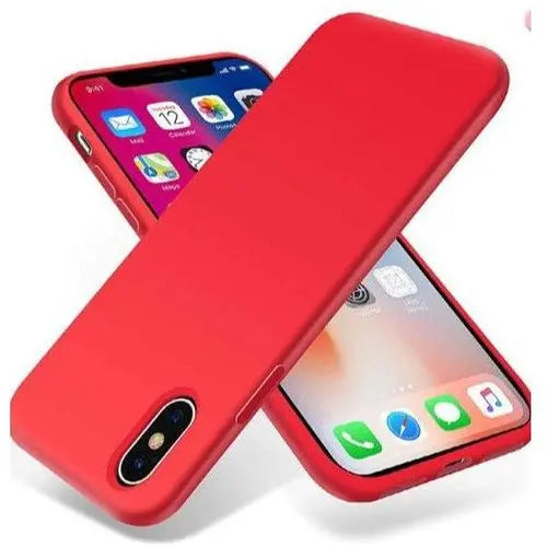 Entronix Case Compatible with iPhone X/XS - Soft-Touch Liquid Silicone