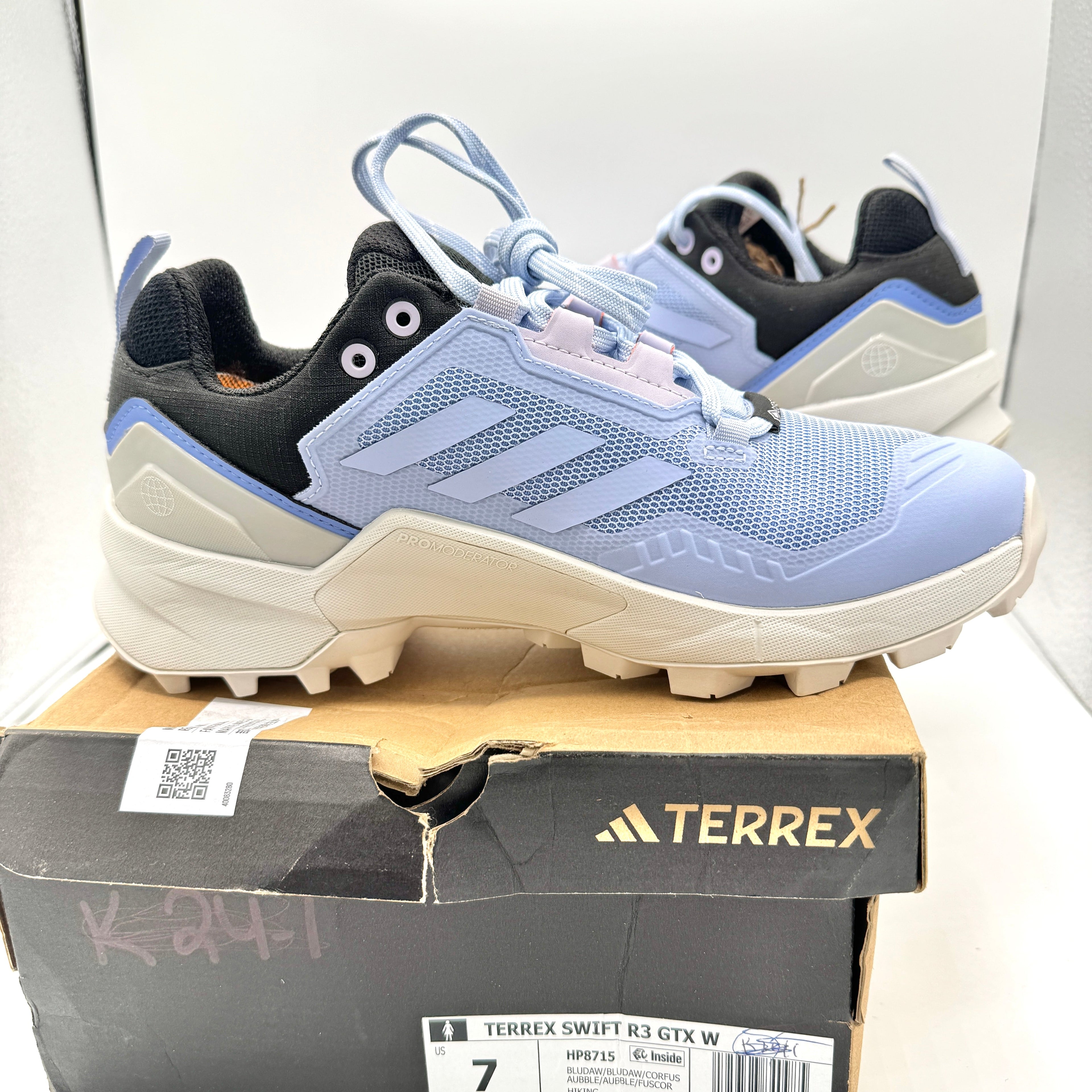 Adidas Terrex Swift R3 GTX Goretex Women’s - Blue Periwnkle Hiking Shoes