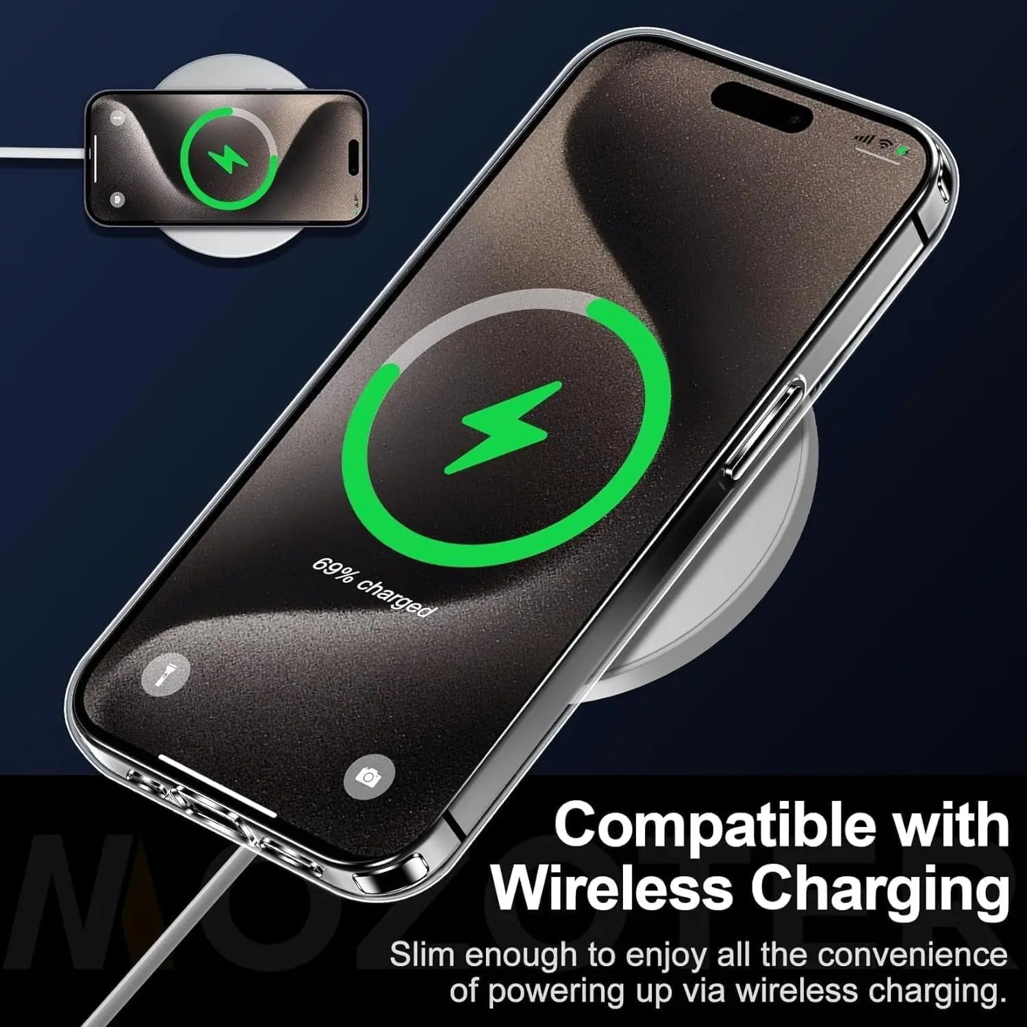 Entronix Case Compatible with iPhone 13 Mini - [Hard Back] Slim Clear