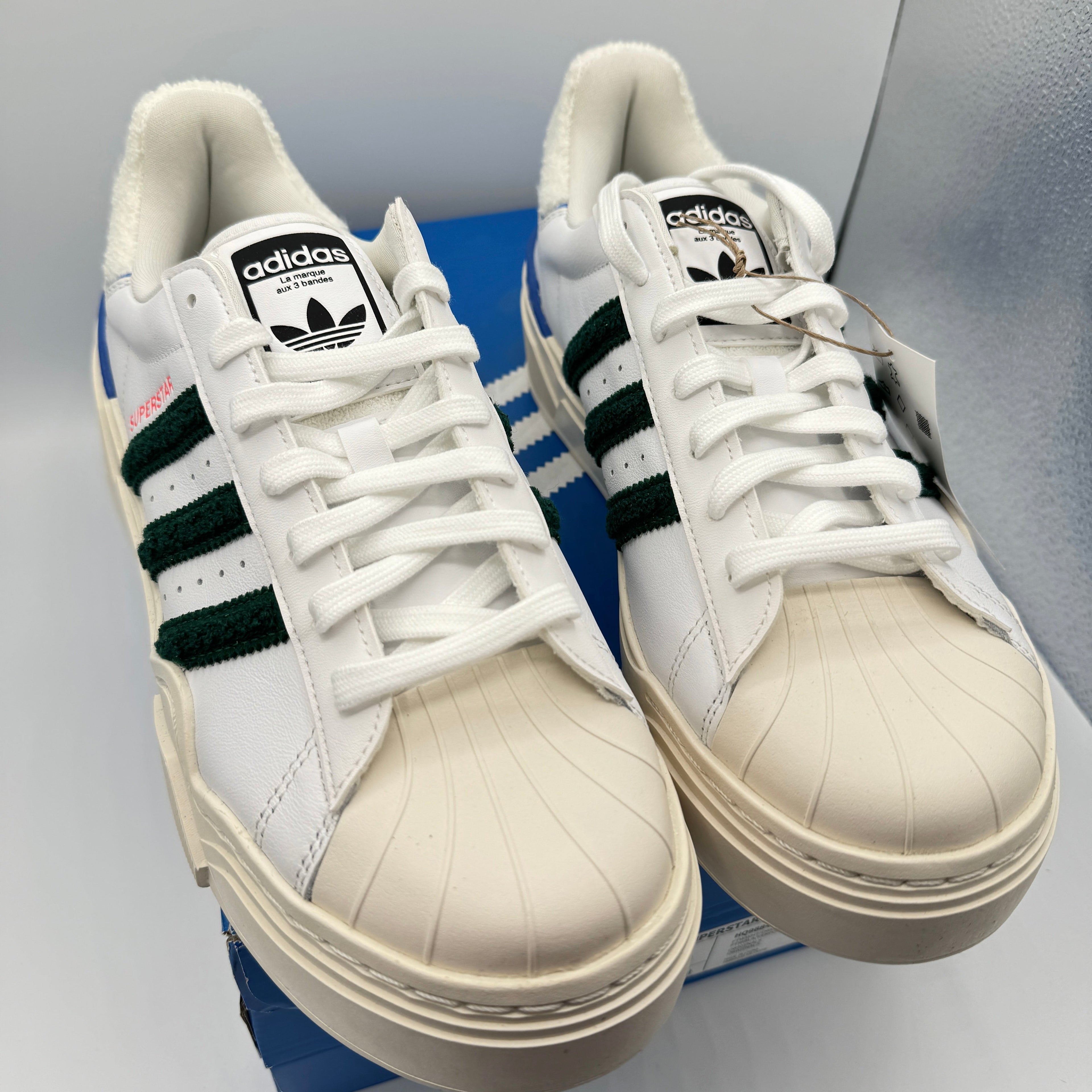 Adidas Stan Smith Bonega Platform Women’s Sneaker 2B sherpa heel white green