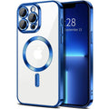 Entronix [Magnetic] Case Compatible with iPhone 13 Pro - [Clear Back] Luxury Glossy Cover