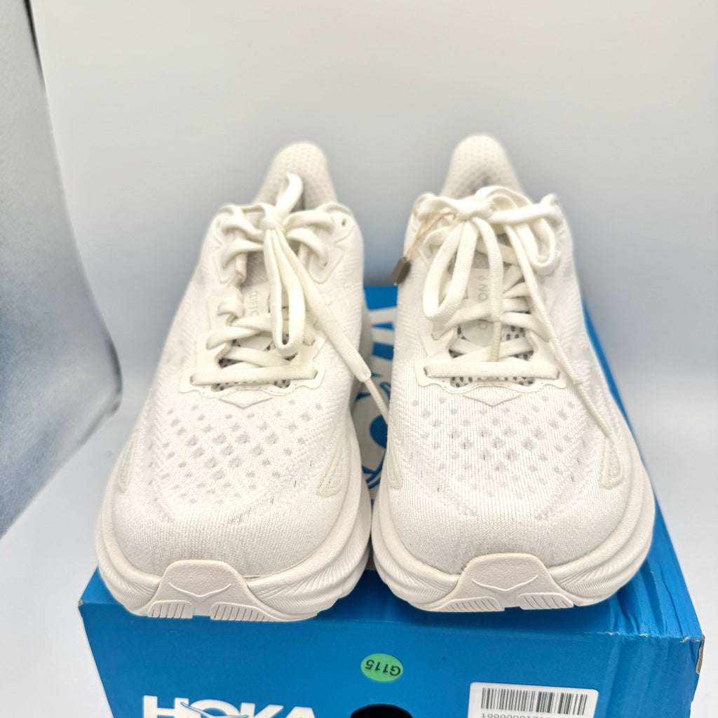 Hoka Clifton 9 White Women’s Running Shoes Athletic Sneakers