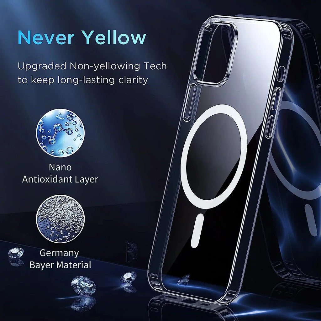 Entronix Case Compatible with iPhone 12/12 Pro - [Hard Back] Slim Clear