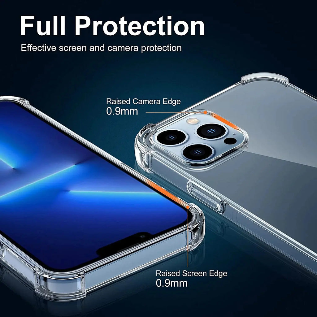 Entronix Case Compatible with iPhone 13 Pro Max - [Hard Back] Slim Clear