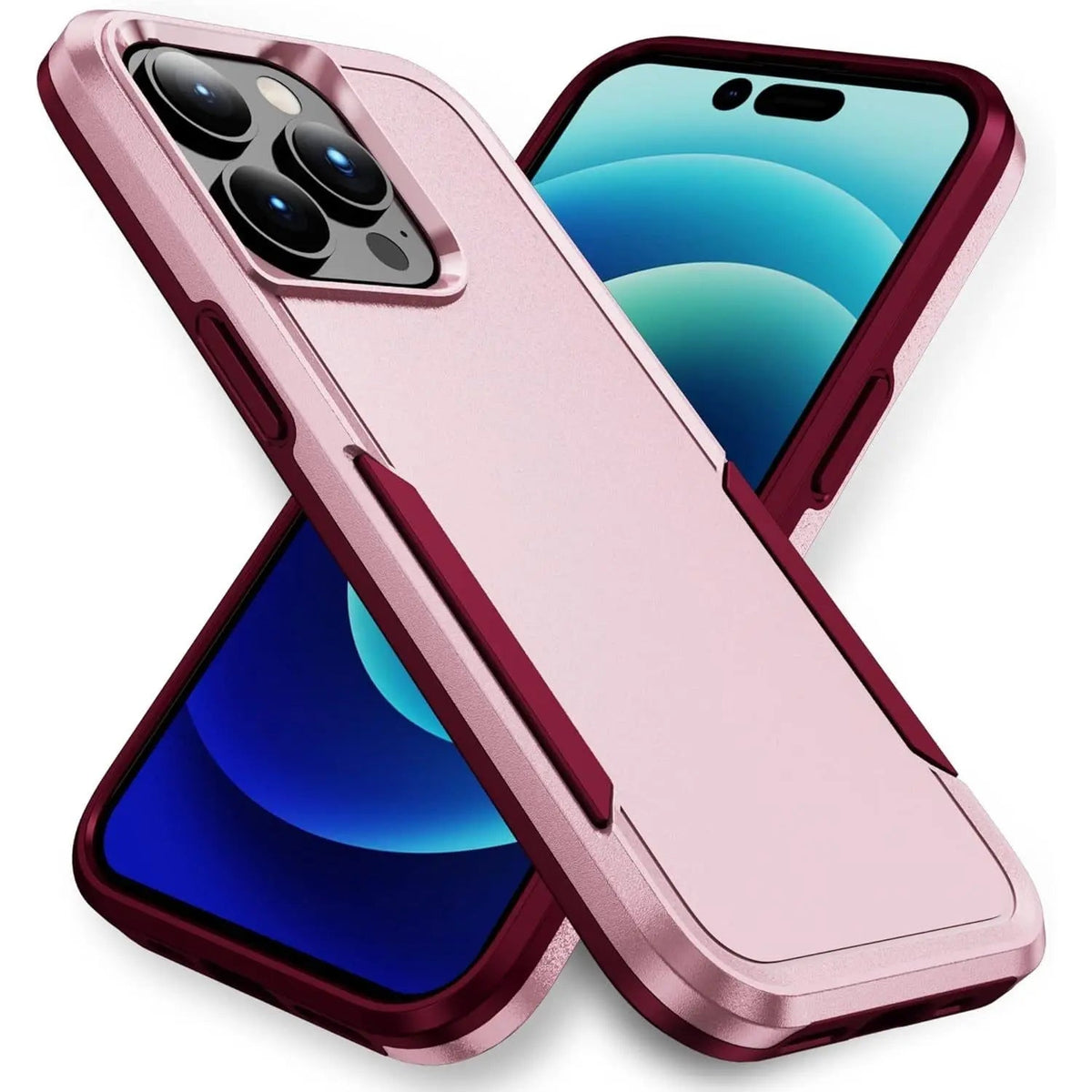 Entronix Case Compatible with iPhone 14 Pro Max - Soft-Touch Dual-Layer Sleek Cover