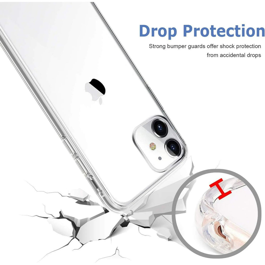 Entronix Case Compatible with iPhone 12 Mini - [Hard Back] Slim Clear