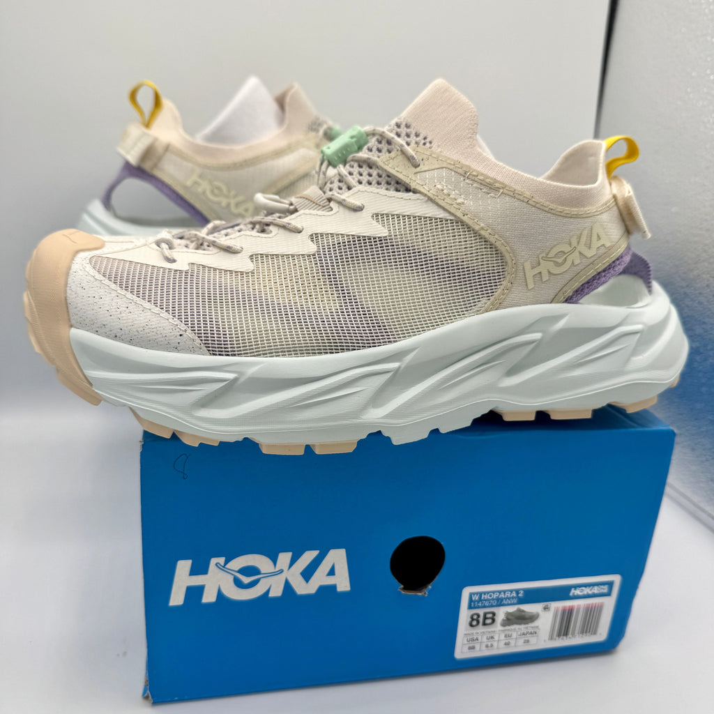 Hoka Hopara 2 Women’s Hybrid Hiking Sandal in Alabaster / Snow
