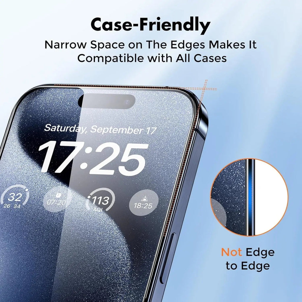 Entronix Clear Screen Protector Compatible with iPhone XS Max - 3-Piece Combo