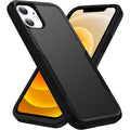 Entronix Case Compatible with iPhone 12/12 Pro - Soft-Touch Dual-Layer Sleek Cover