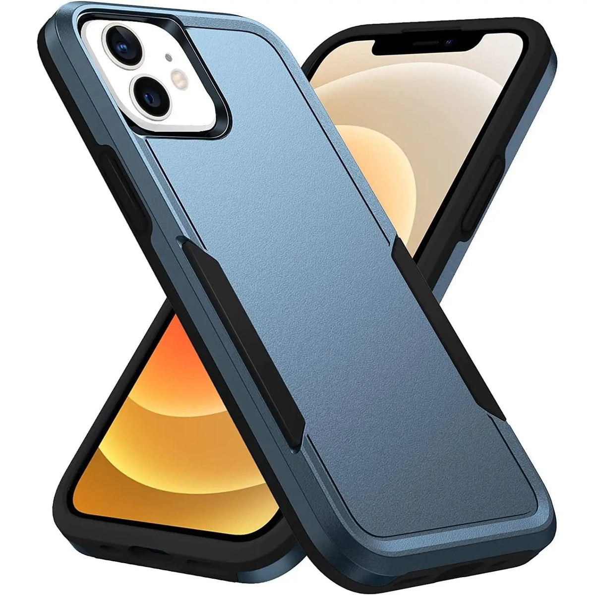 Entronix Case Compatible with iPhone 12/12 Pro - Soft-Touch Dual-Layer Sleek Cover