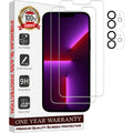 Entronix Clear Screen Protector & Camera Lens Protector Compatible with iPhone 12 Mini - 4-Piece Combo