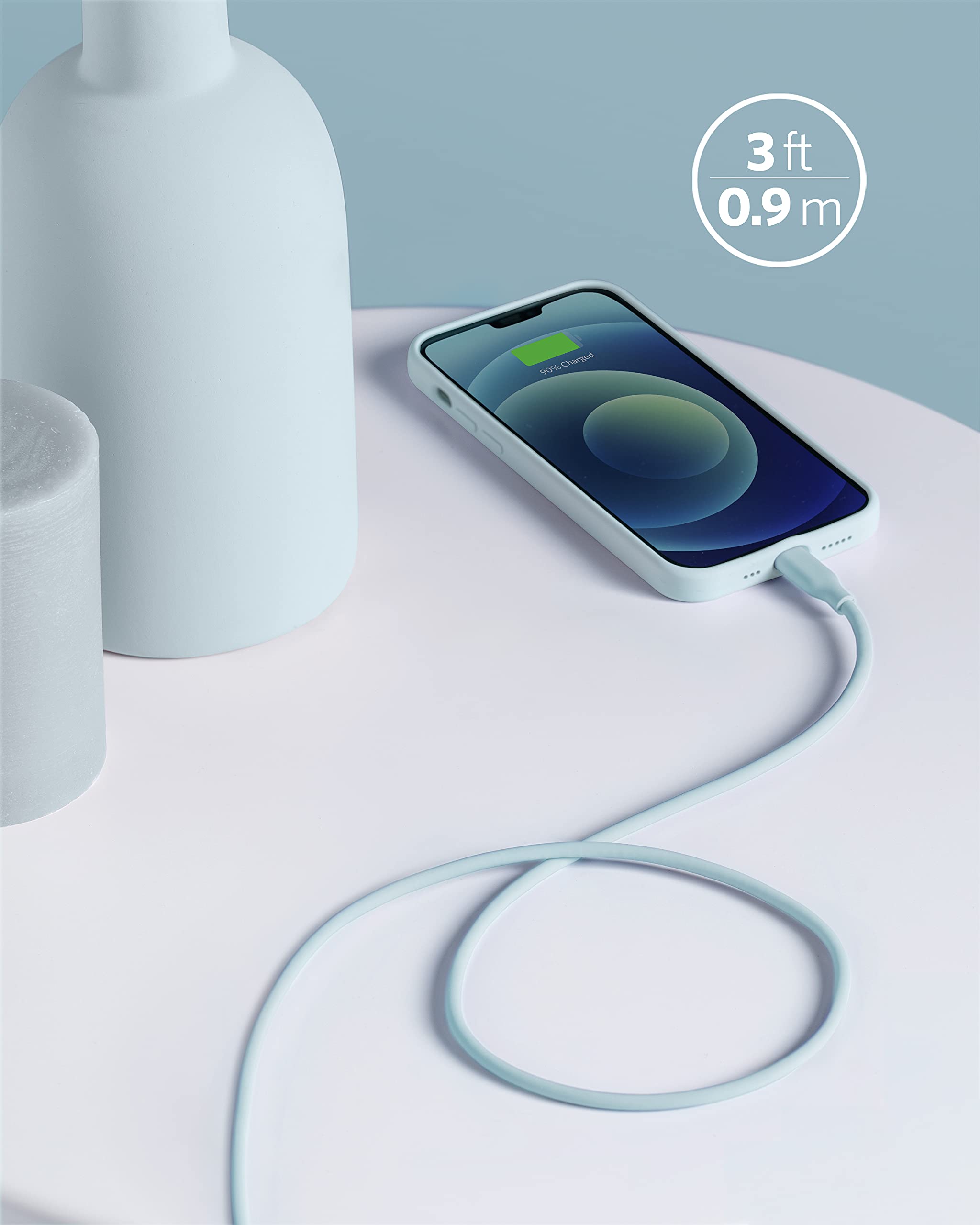 Anker <b>641</b> USB-C to Lightning Cable (Flow, Silicone)