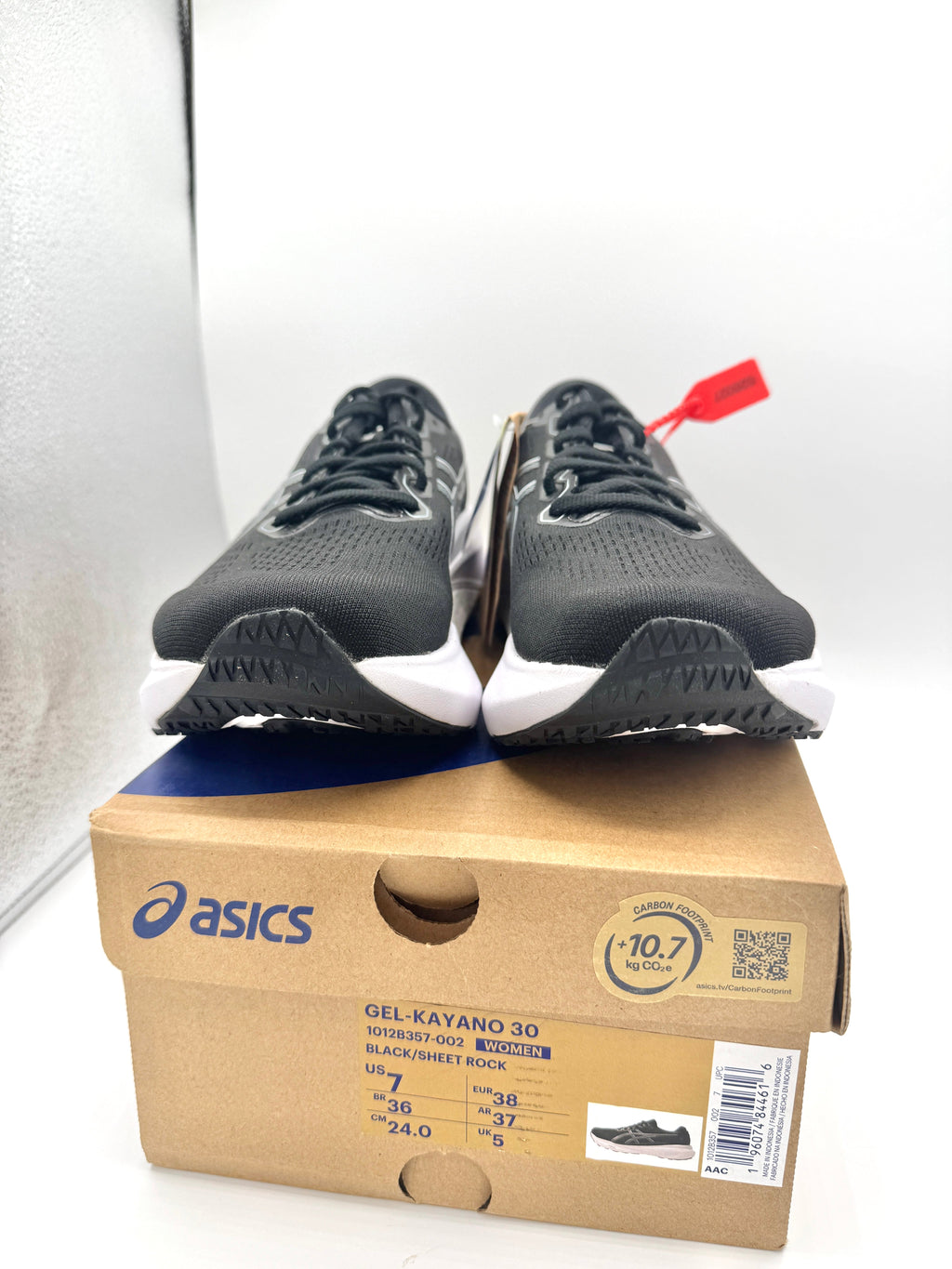 Asics Women’s Gel Kayano 30 - Black Sheet Rock , Regular Width