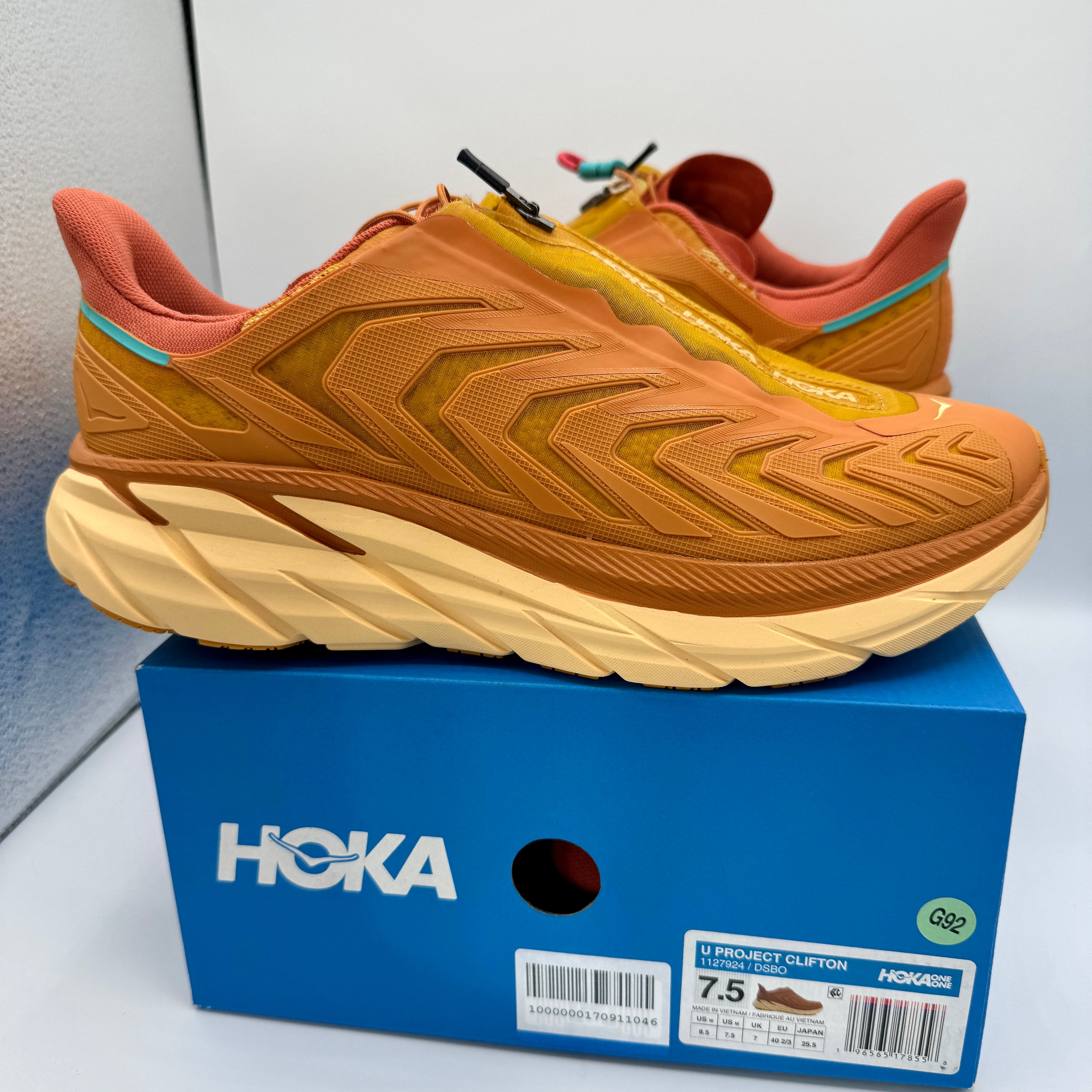 Hoka Project Clifton Unisex Shoes - Orange Desert Sun Burnt Ochre DSBO