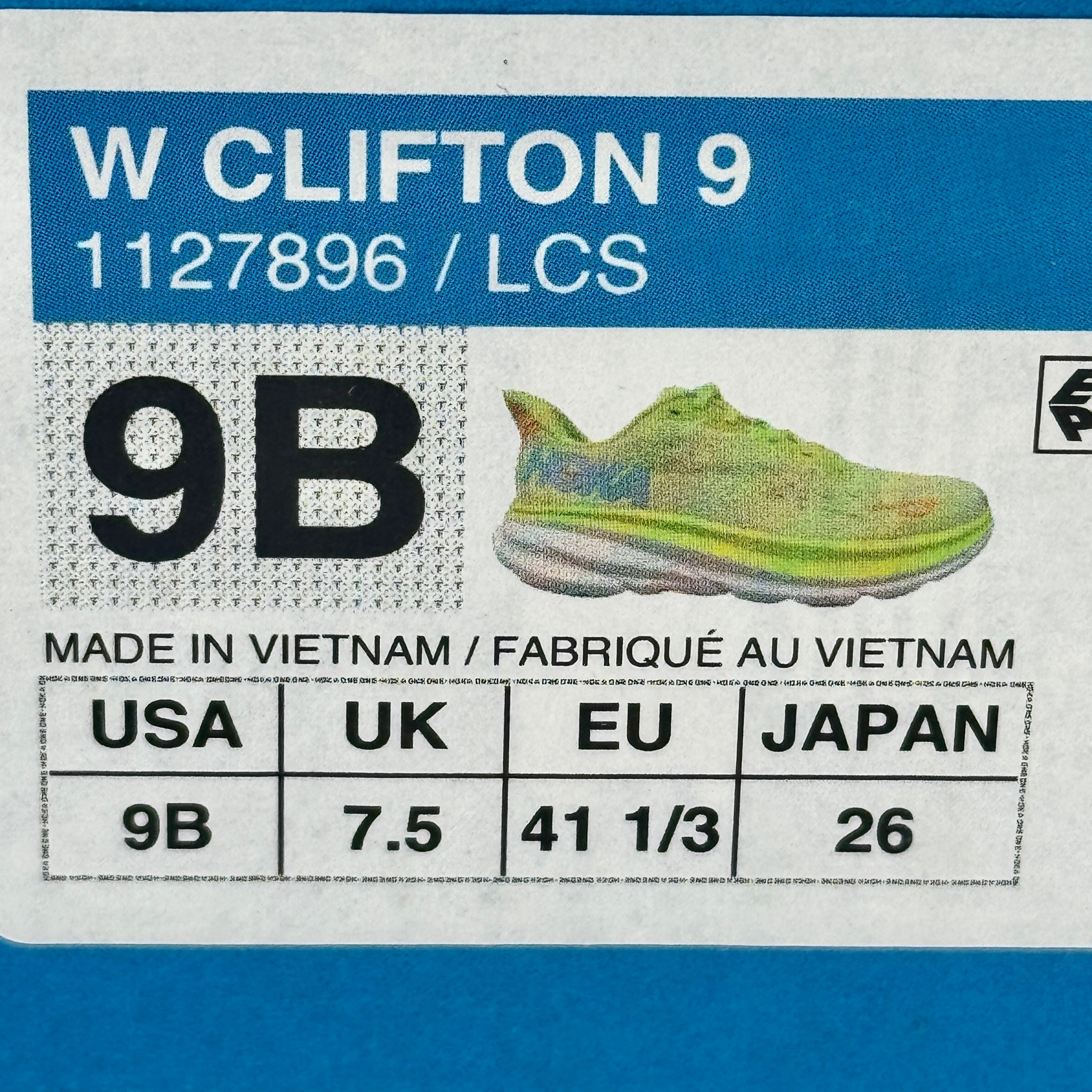 Hoka Clifton 9 Women’s Running Athletic Shoes in Yellow Lettuce Solar Flare
