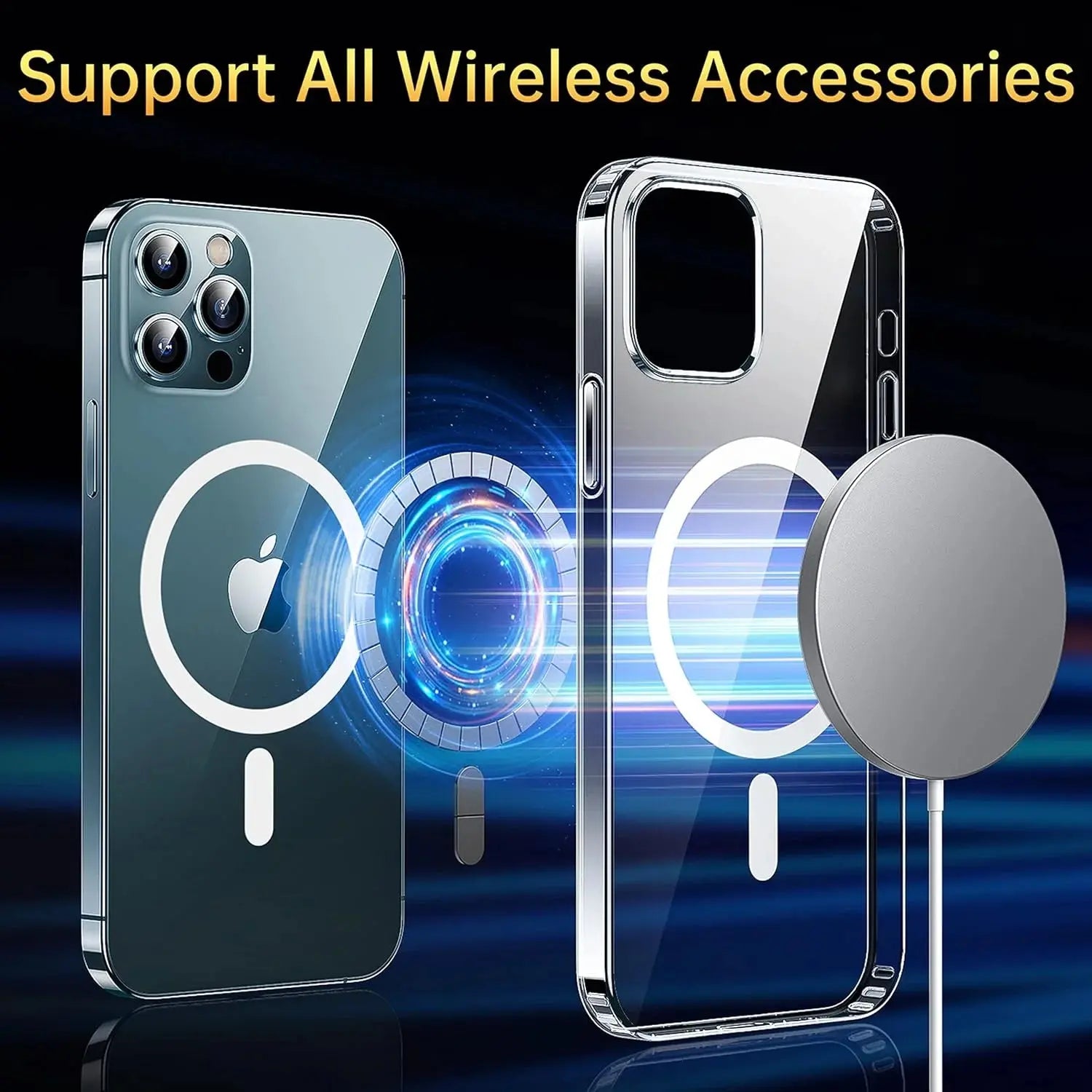 Entronix Case Compatible with iPhone 12/12 Pro - [Hard Back] Slim Clear