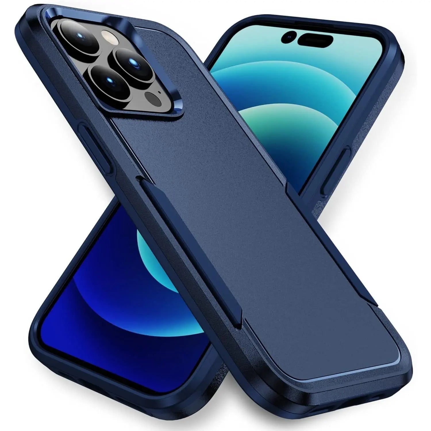 Entronix Case Compatible with iPhone 15 Pro Max - Soft-Touch Dual-Layer Sleek Cover