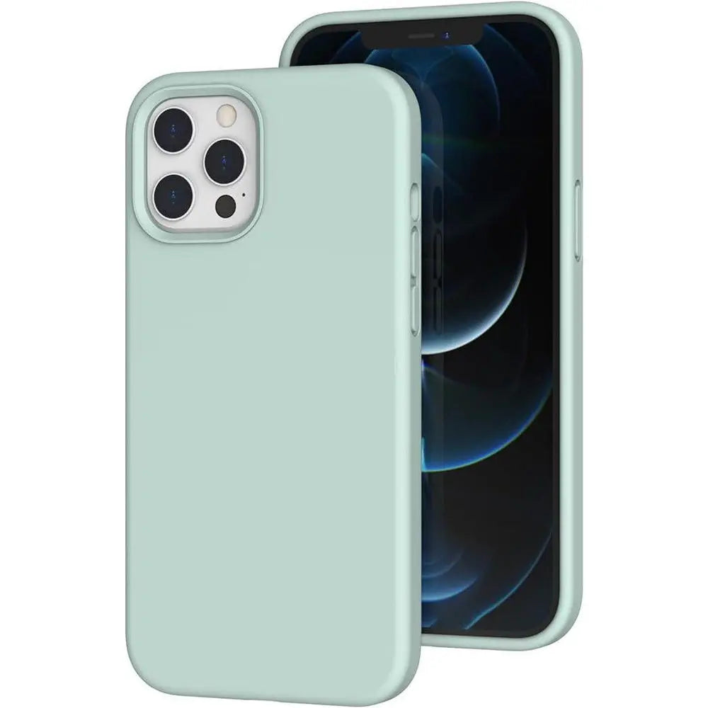 Entronix Case Compatible with iPhone 12/12 Pro - Soft-Touch Liquid Silicone