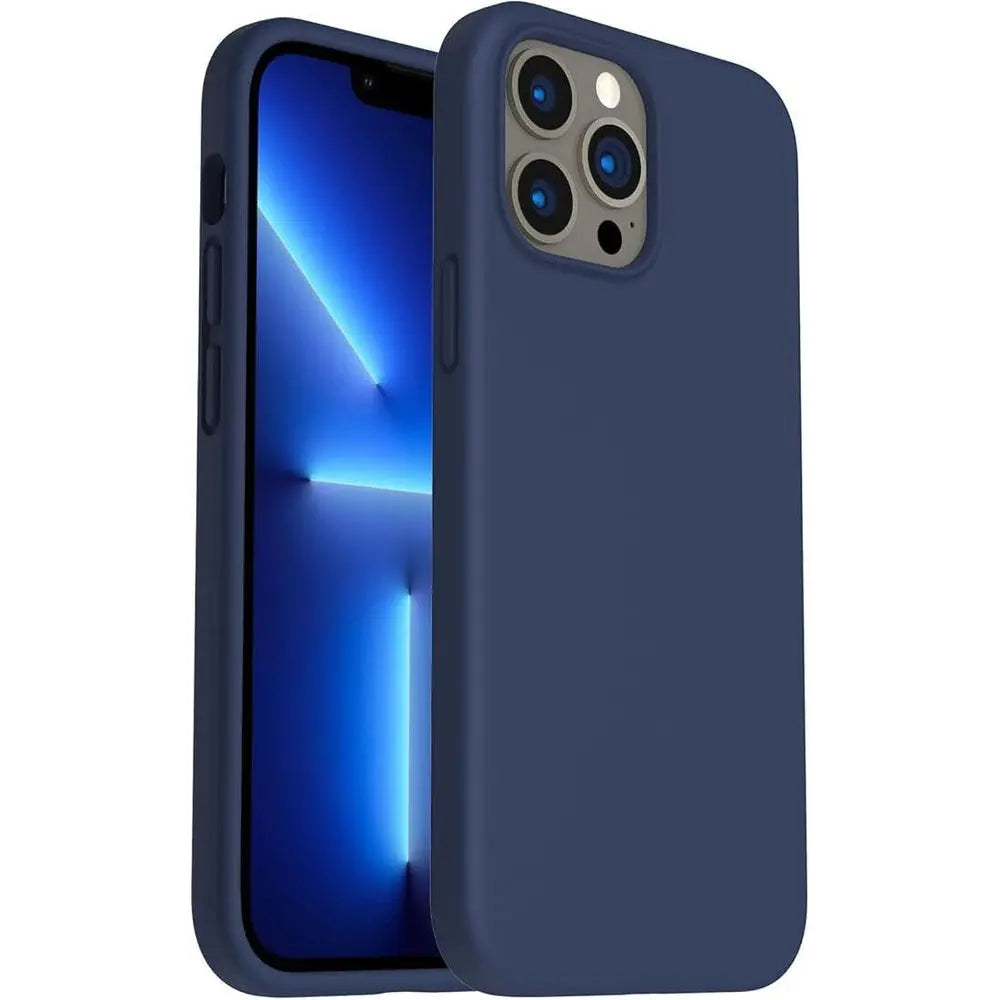 Entronix Case Compatible with iPhone 12 Pro Max - Soft-Touch Liquid Silicone