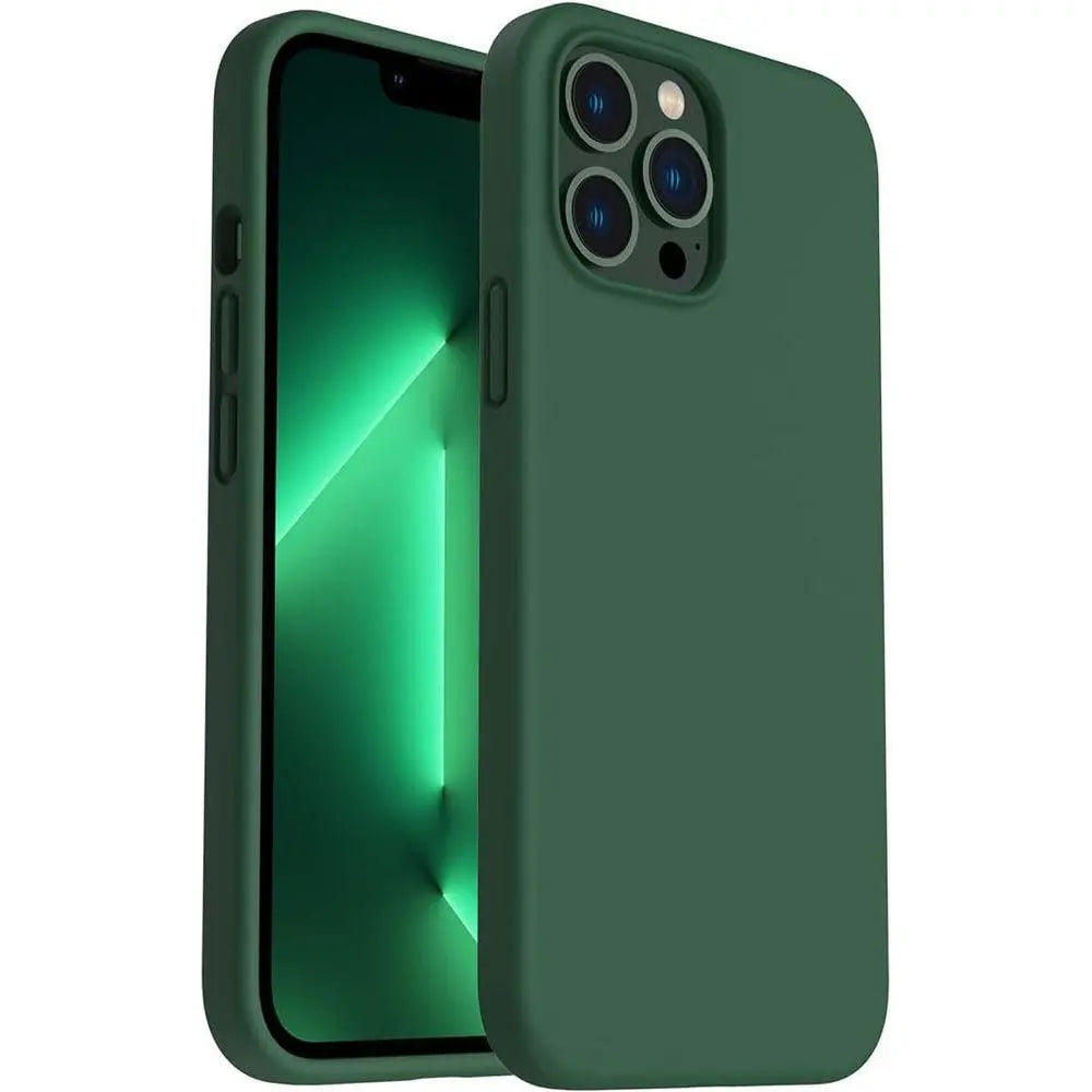 Entronix Case Compatible with iPhone 12 Pro Max - Soft-Touch Liquid Silicone
