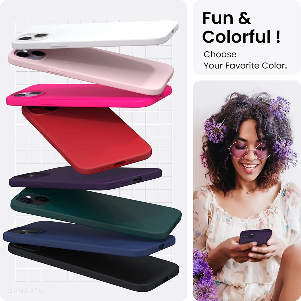 Entronix Case Compatible with iPhone 14 Plus - Soft-Touch Liquid Silicone