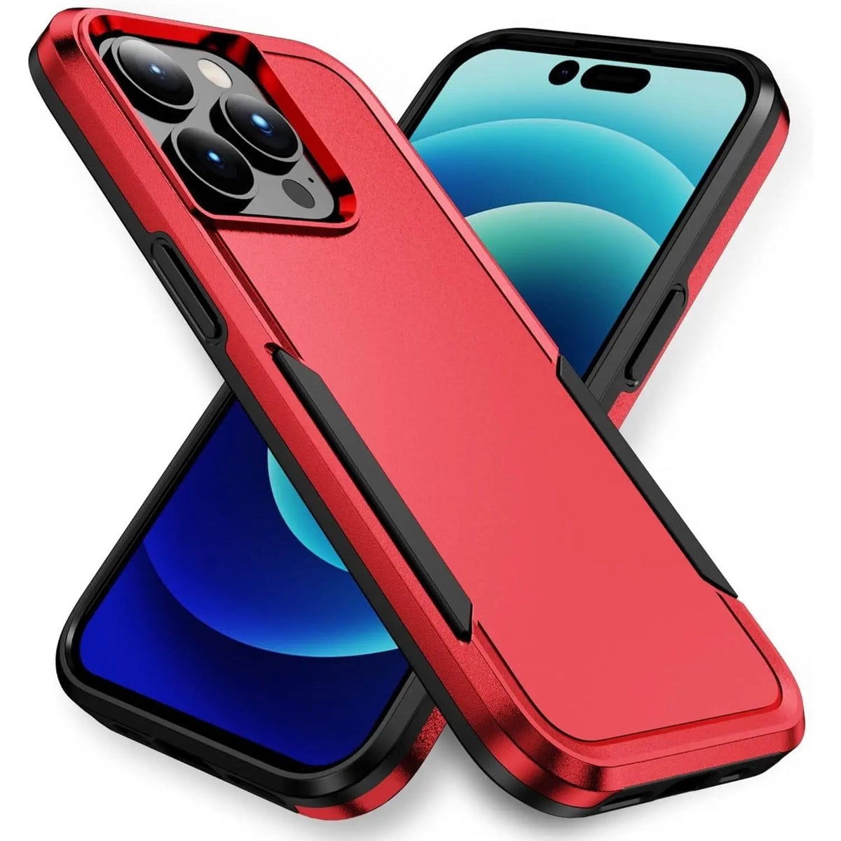 Entronix Case Compatible with iPhone 15 Pro Max - Soft-Touch Dual-Layer Sleek Cover