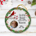 Personalized Memorial Ornament - Best Gift For Family - I'll Hold You In My Heart Till I Can Hold You In Heaven