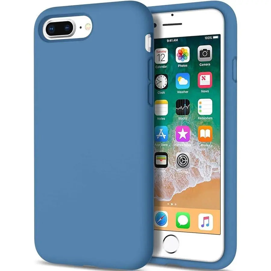 Entronix Case Compatible with iPhone 8 Plus/7 Plus - Soft-Touch Liquid Silicone