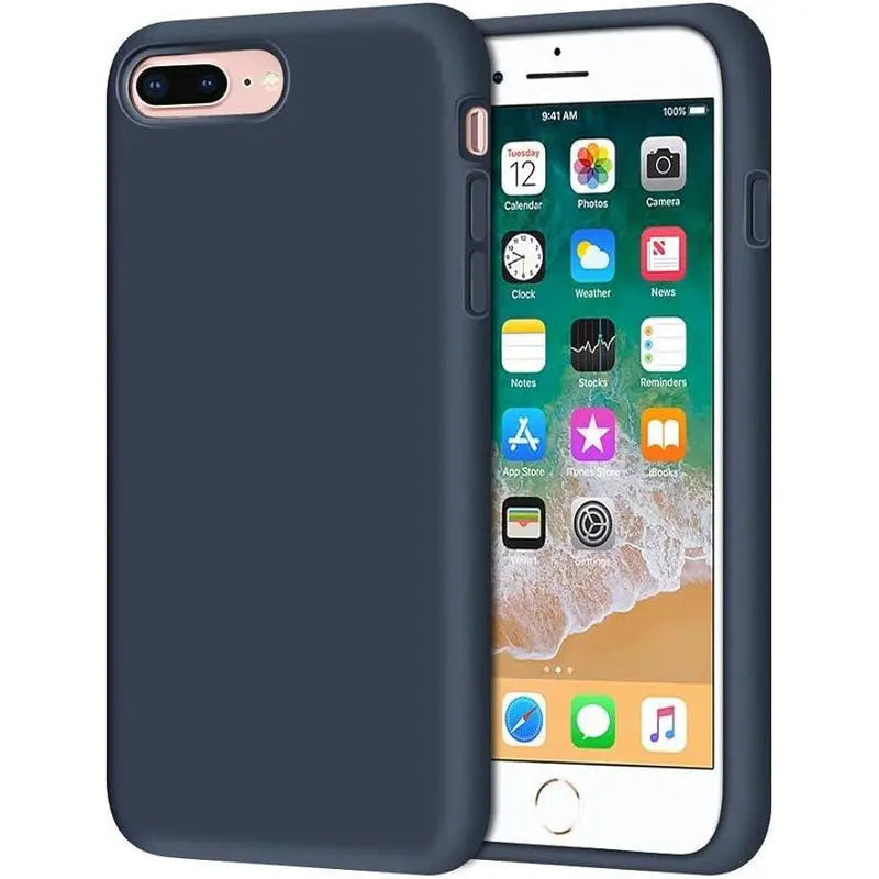 Entronix Case Compatible with iPhone 8 Plus/7 Plus - Soft-Touch Liquid Silicone
