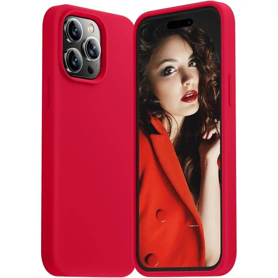 Entronix Case Compatible with iPhone 14 Pro - Soft-Touch Liquid Silicone