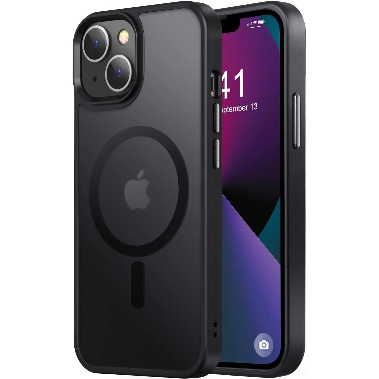 Entronix [Magnetic] Case Compatible with iPhone 15 - Translucent Frosted Matte