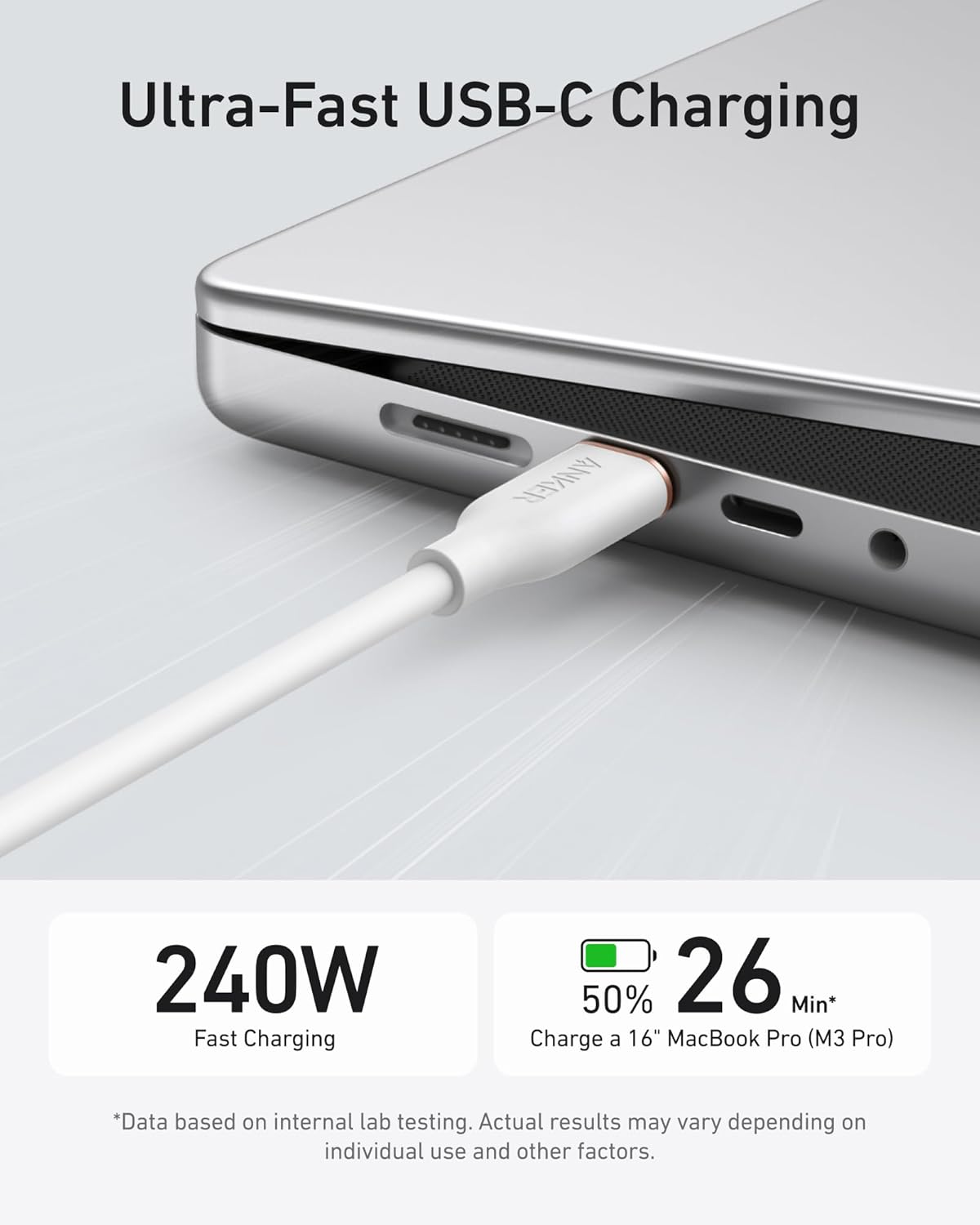 Anker <b>643</b> USB-C to USB-C Cable (Flow, Silicone)