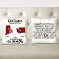 Personalized Couple Pillow Cover - Gifts for Couple Valentines Day - Distance Means So Little
When Someone Means So Much