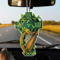 Personalized Irish Celtic St Patrick's Day Car Ornament - Gift Idea For St Patrick's Day