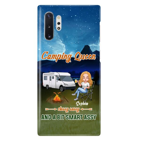 Personalized Camping Queen Phone Case - Gift Idea For Camping Lover - Case For iPhone And Samsung